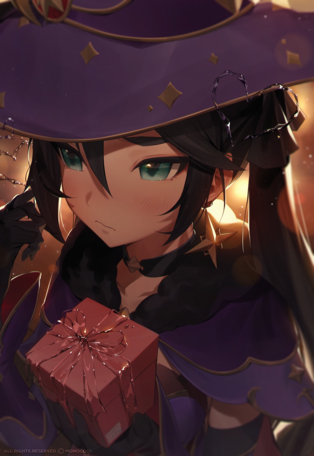 genshin_impact, mona_megistus, monosucre, witch