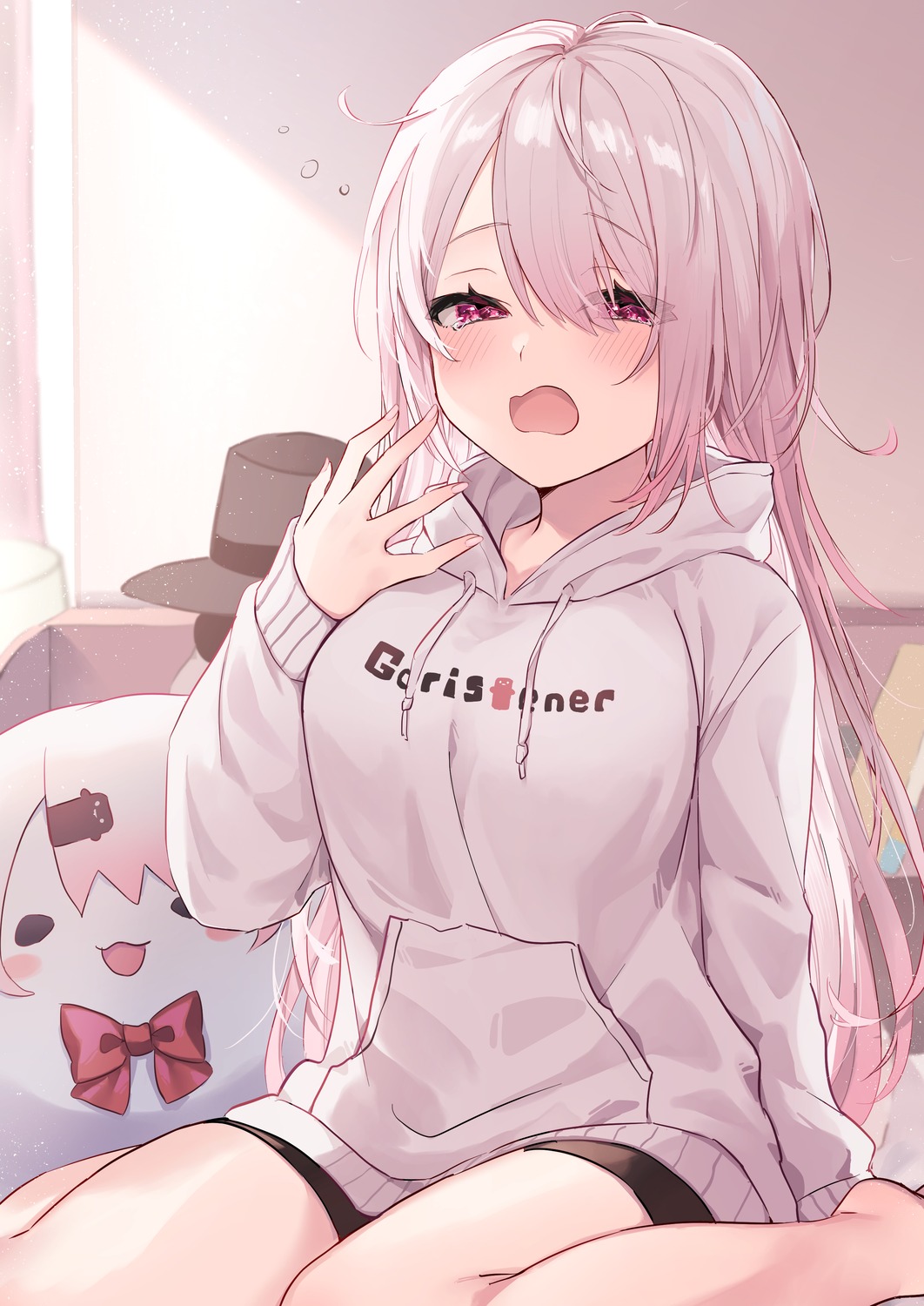 bike_shorts, nijisanji, nijisanji_gamers, shiina_yuika, yuzutouhu_ika