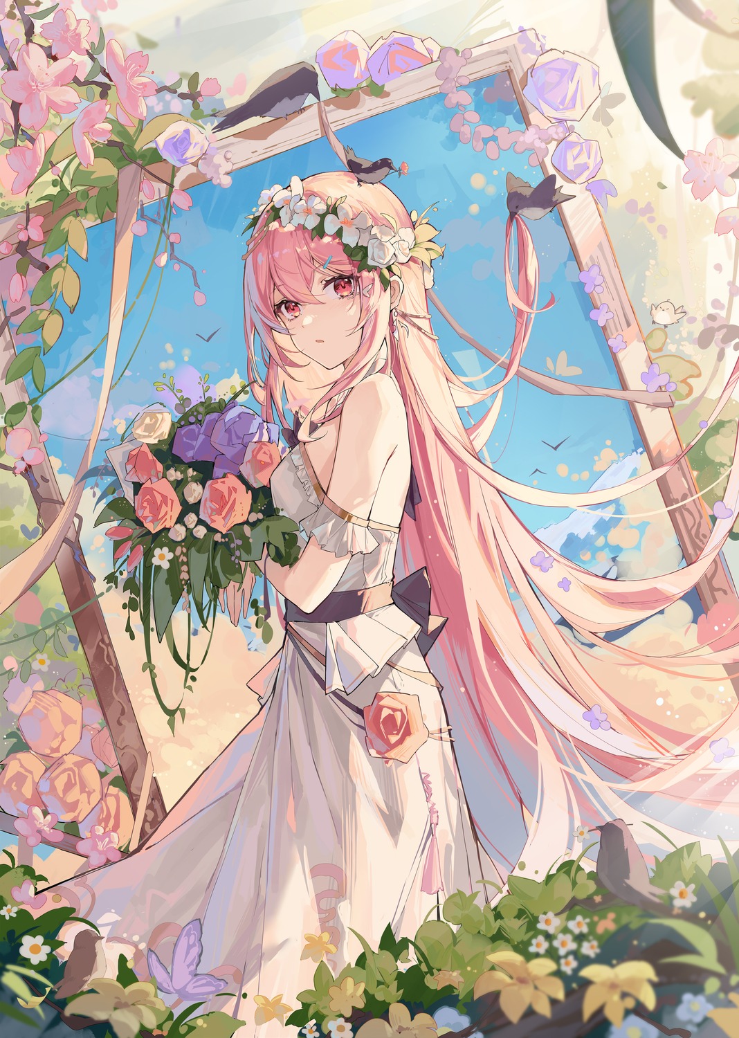 dress, no_bra, yajuu