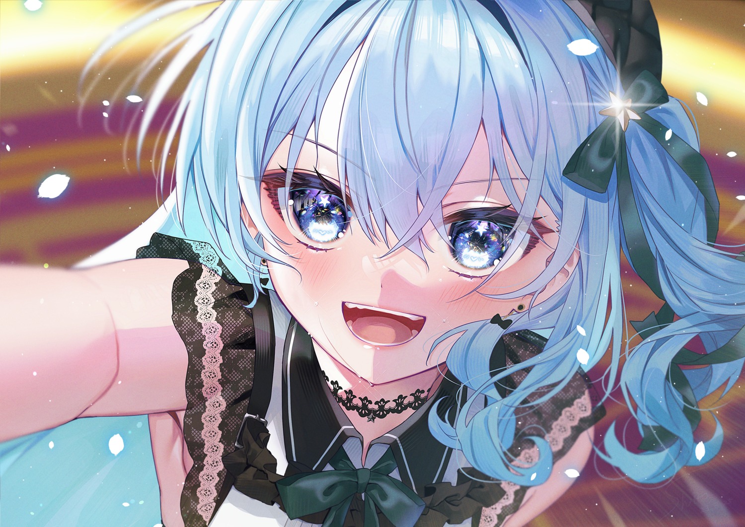 hololive, hoshimachi_suisei, see_through, selfie, shito_yui