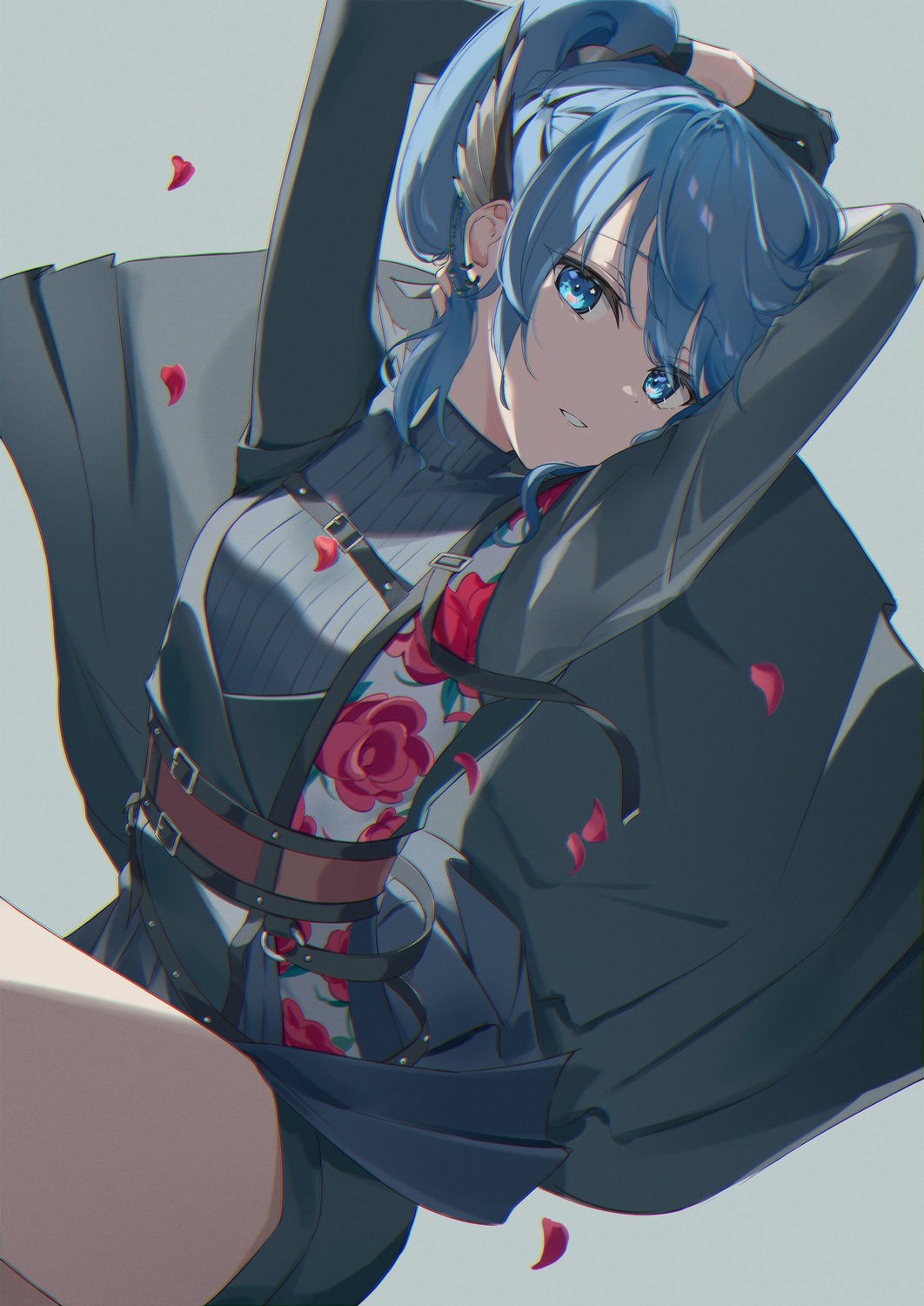 hololive, hoshimachi_suisei, okishiro, sweater