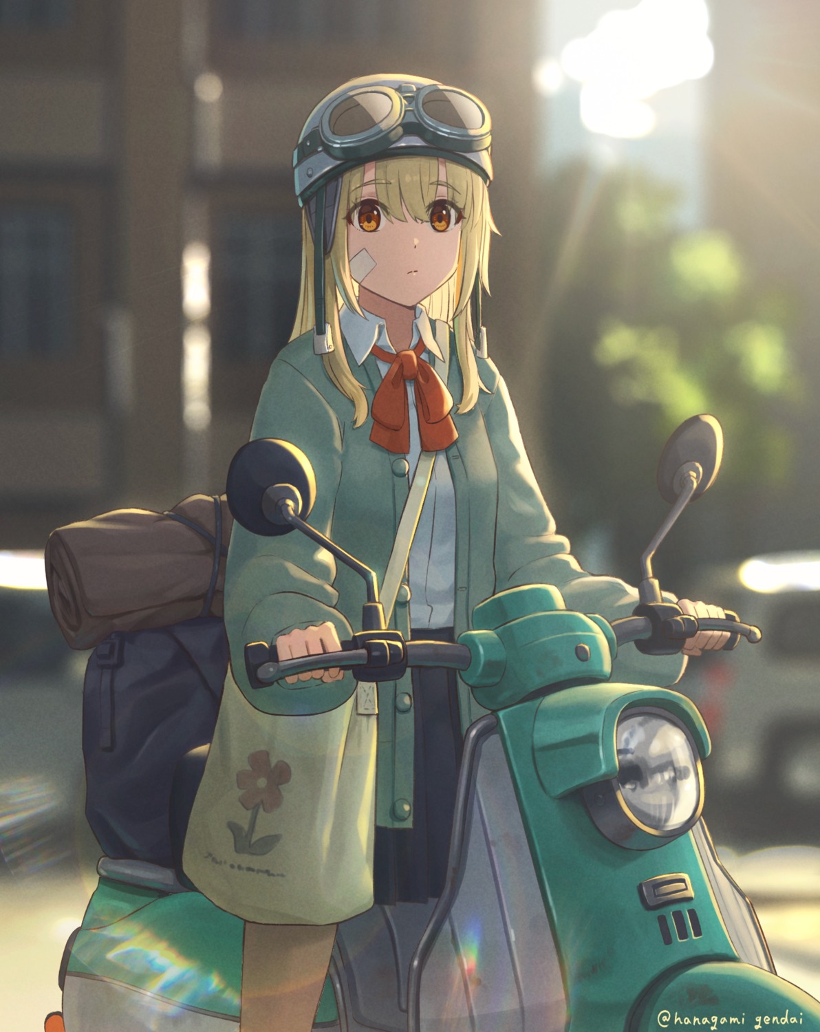 bandaid, hanagamigendai, seifuku