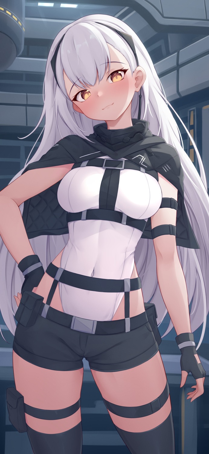 ak-alfa_(girls_frontline), garter, girls_frontline, leotard, thighhighs, trimbil