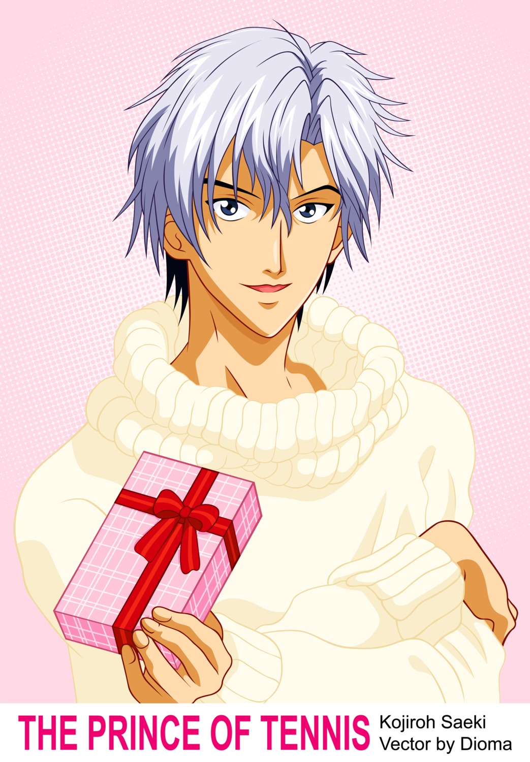 kojiroh_saeki, male, tennis_no_ouji-sama, vector_trace, watermark