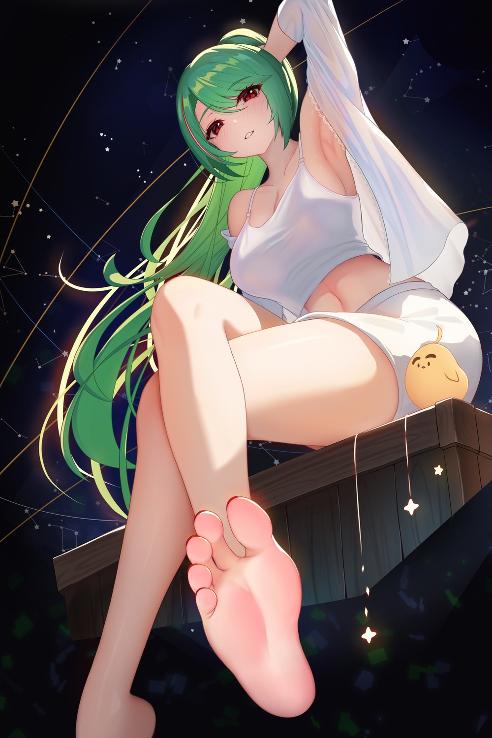azur_lane, damao_yu, feet, littorio_(azur_lane), manjuu_(azur_lane), see_through