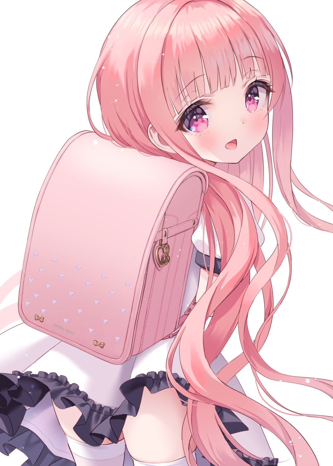 ass, chitosezaka_suzu, dress, hakamada_hinata, loli, ro-kyu-bu!, skirt_lift, thighhighs