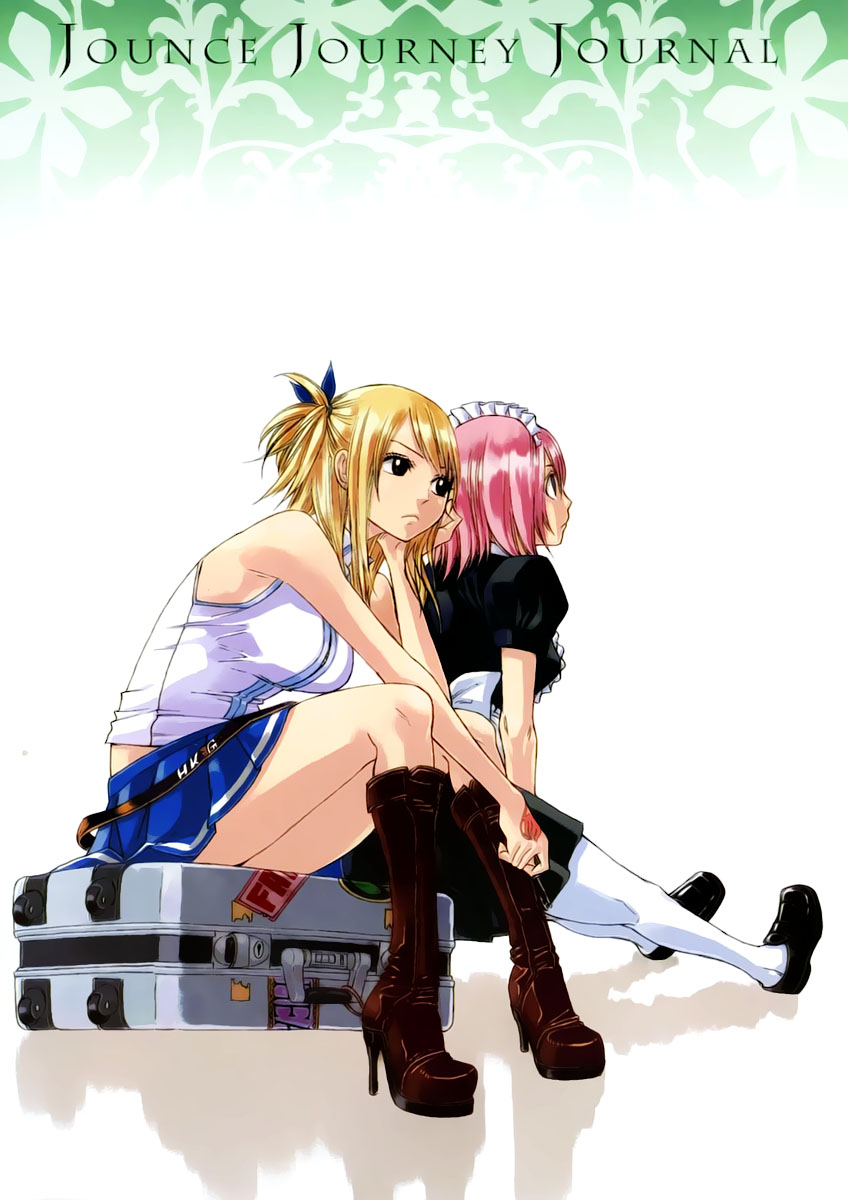 fairy_tail, heels, lucy_heartfilia, maid, mashima_hiro, pantyhose, virgo_(fairy_tail)