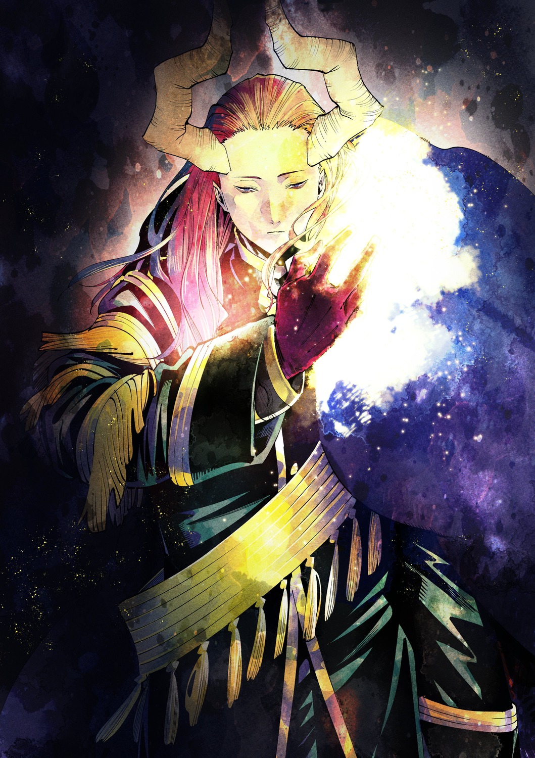 abe_tsukasa, horns, macht, male, sousou_no_frieren