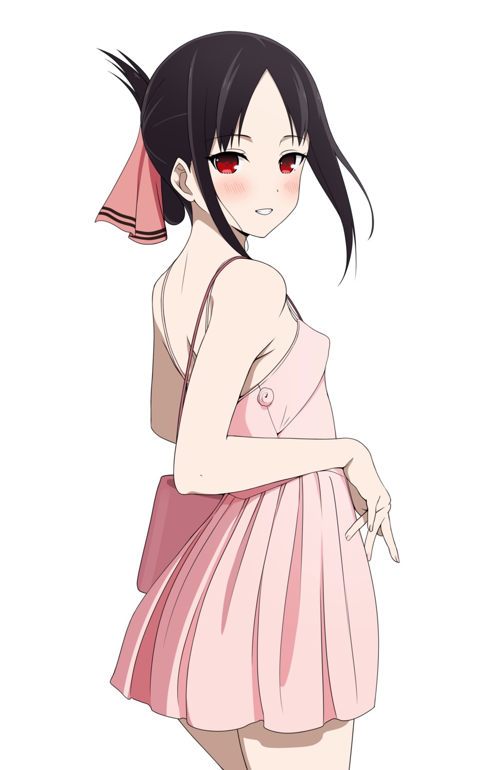 coro_fae, dress, erect_nipples, kaguya-sama_wa_kokurasetai_~tensai-tachi_no_renai_zunousen~, no_bra, shinomiya_kaguya