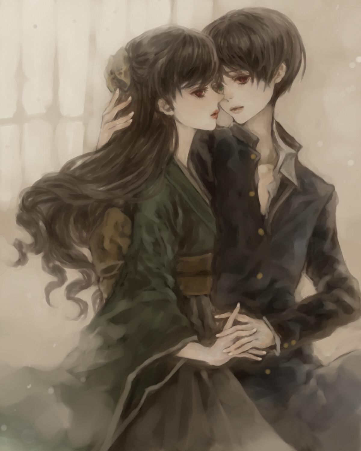 genderswap, heterochromia, rozen_maiden, souseiseki, suiseiseki, yukata, yukishiro