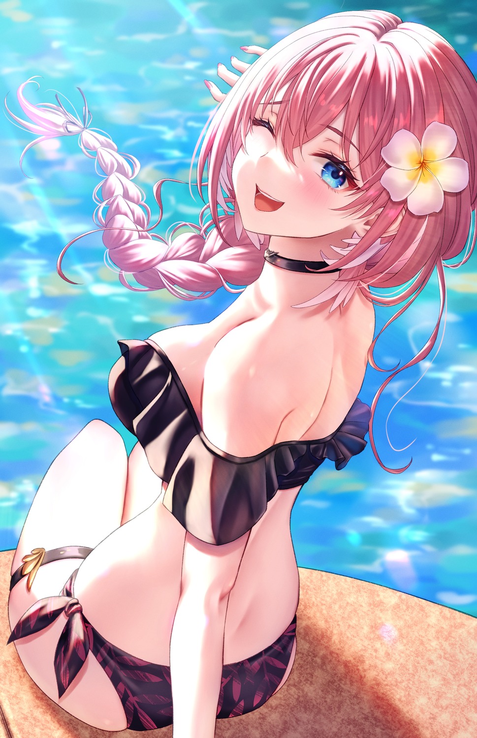 bikini, hololive, mary_is_mine, swimsuits, takane_lui
