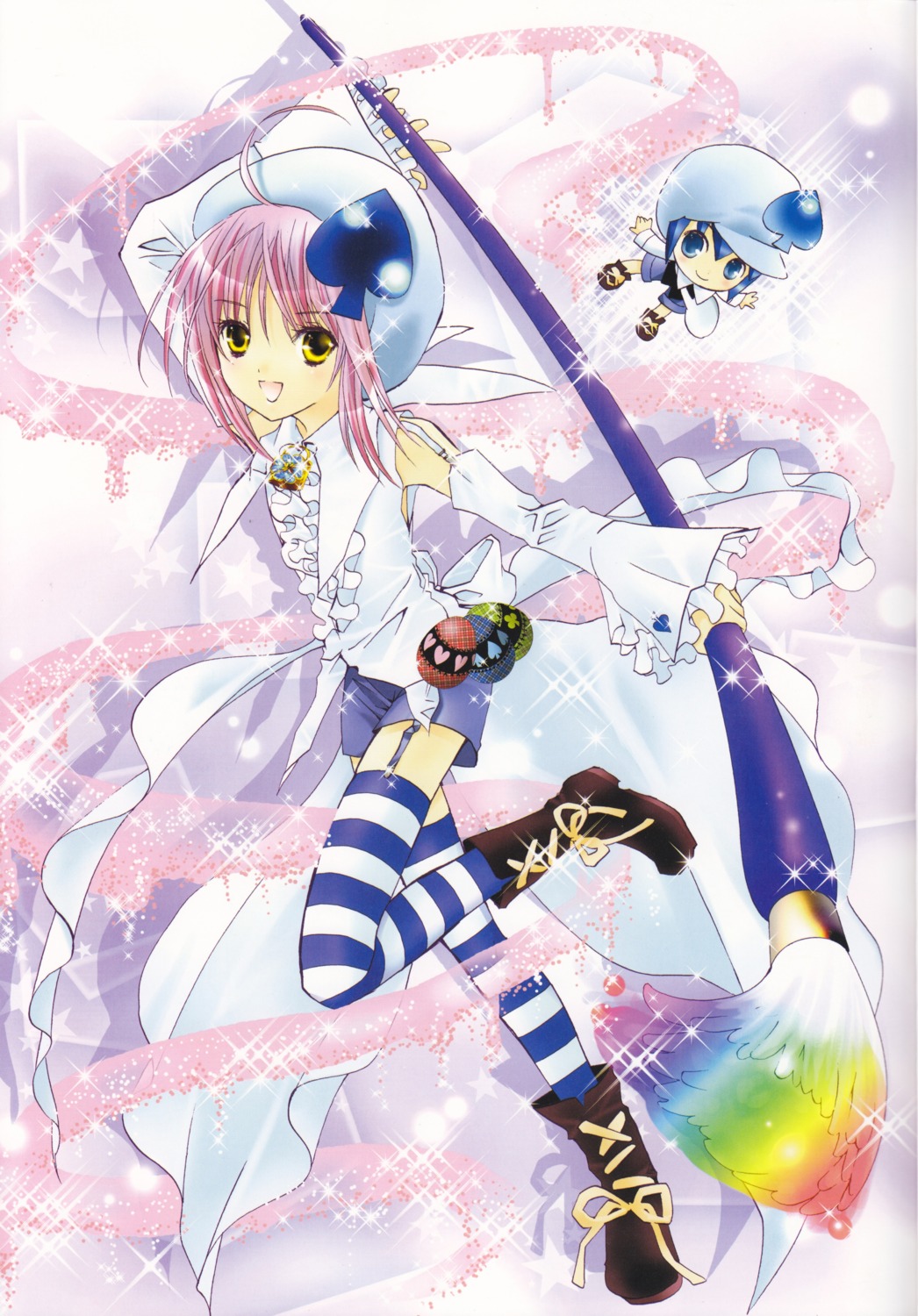 amulet_spade, hinamori_amu, miki, shugo_chara!, thighhighs