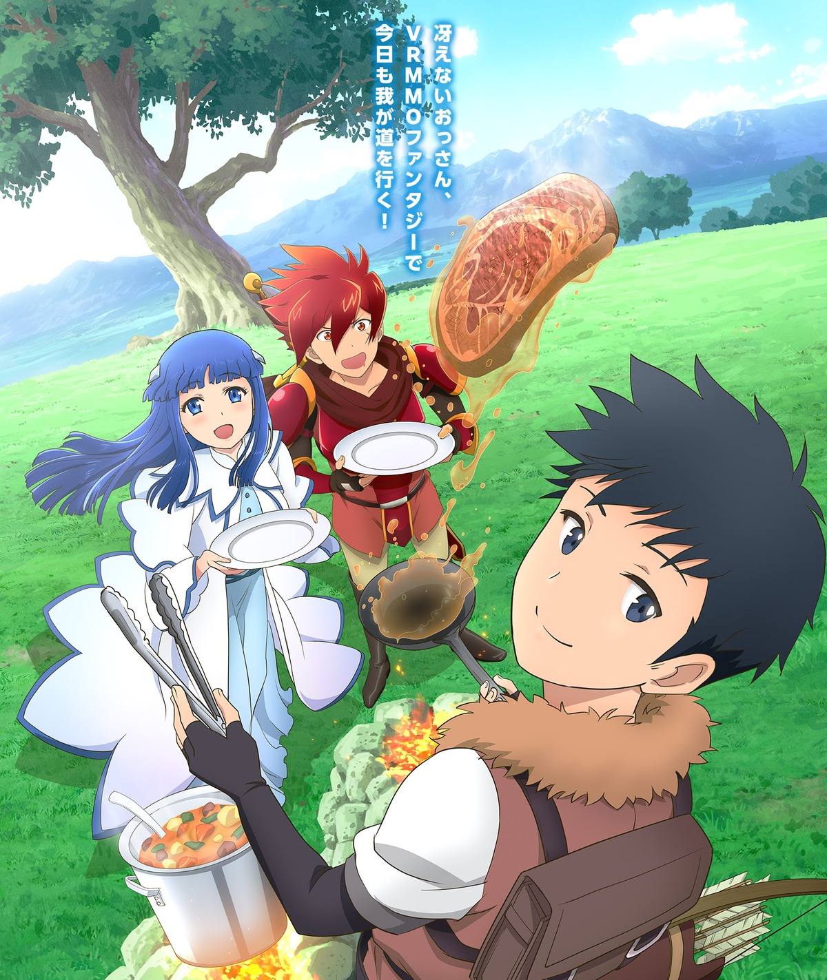 armor, dress, earth_(toaru_ossan_no_vrmmo_katsudouki), milly_(toaru_ossan_no_vrmmo_katsudouki), thighhighs, toaru_ossan_no_vrmmo_katsudouki, zwei_(toaru_ossan_no_vrmmo_katsudouki)