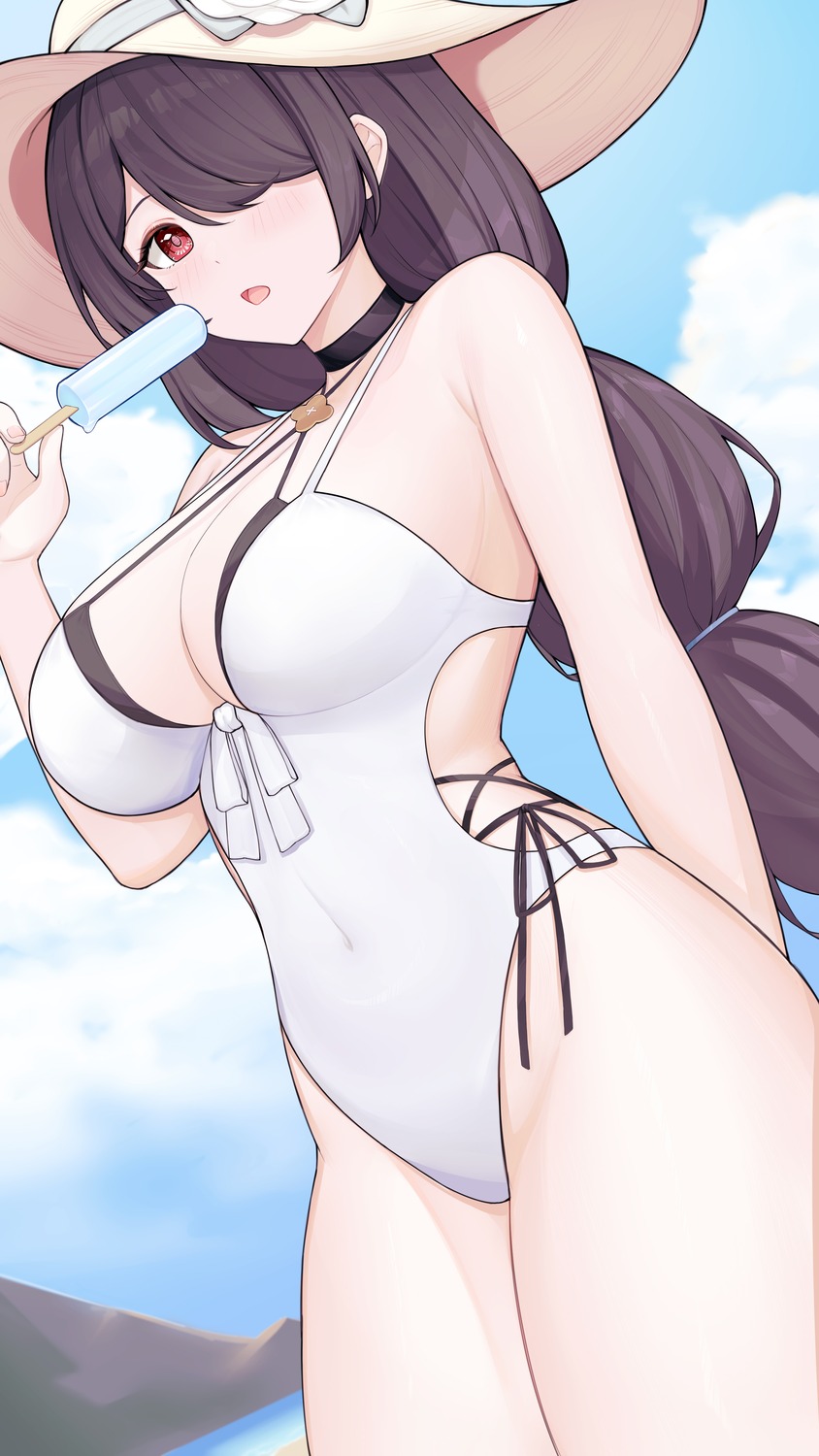 blue_archive, swimsuits, uka_(315302627), wakaba_hinata_(blue_archive)