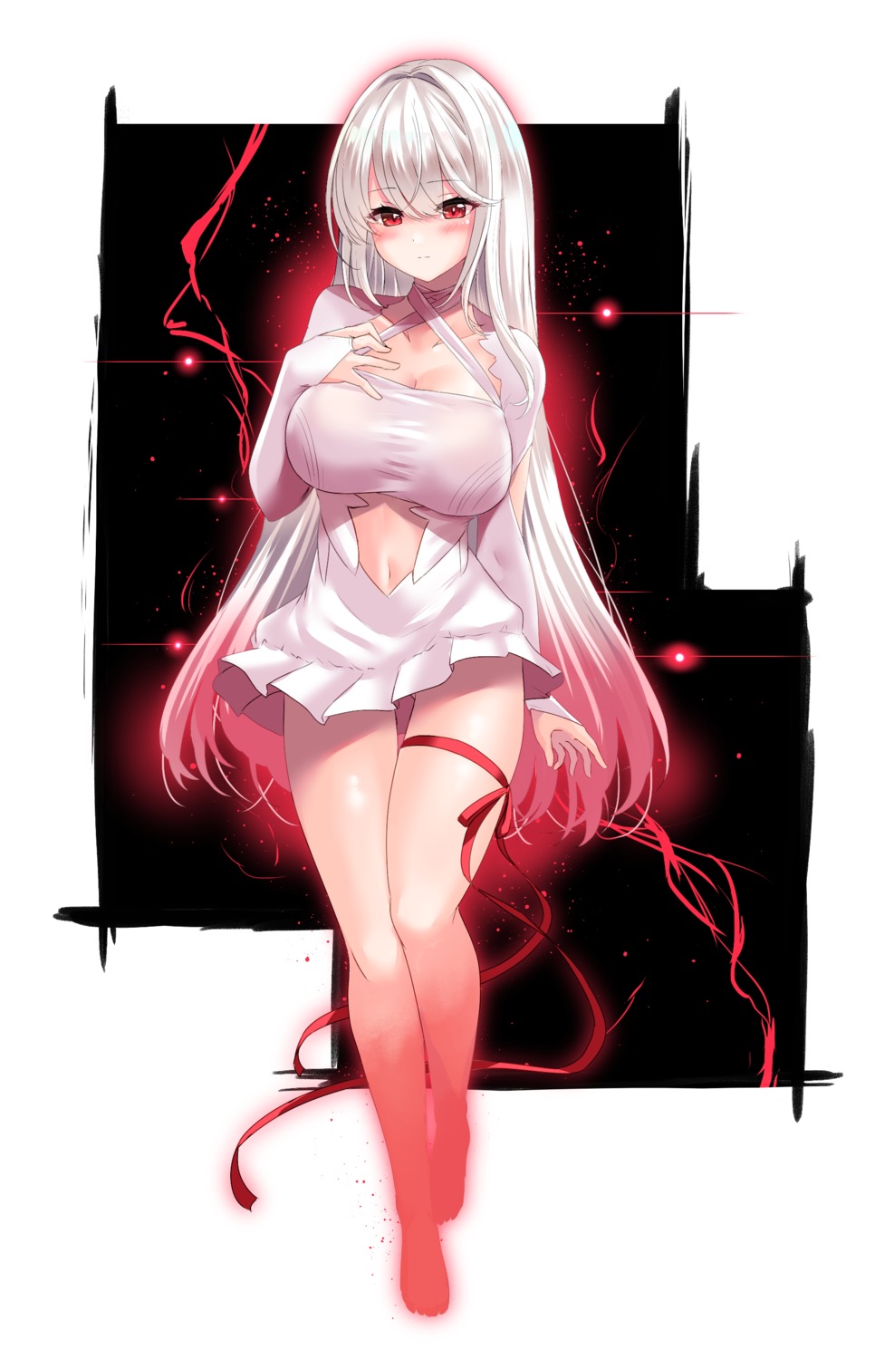 armored_core_vi, ayre, dress, garter, miyuki_rei