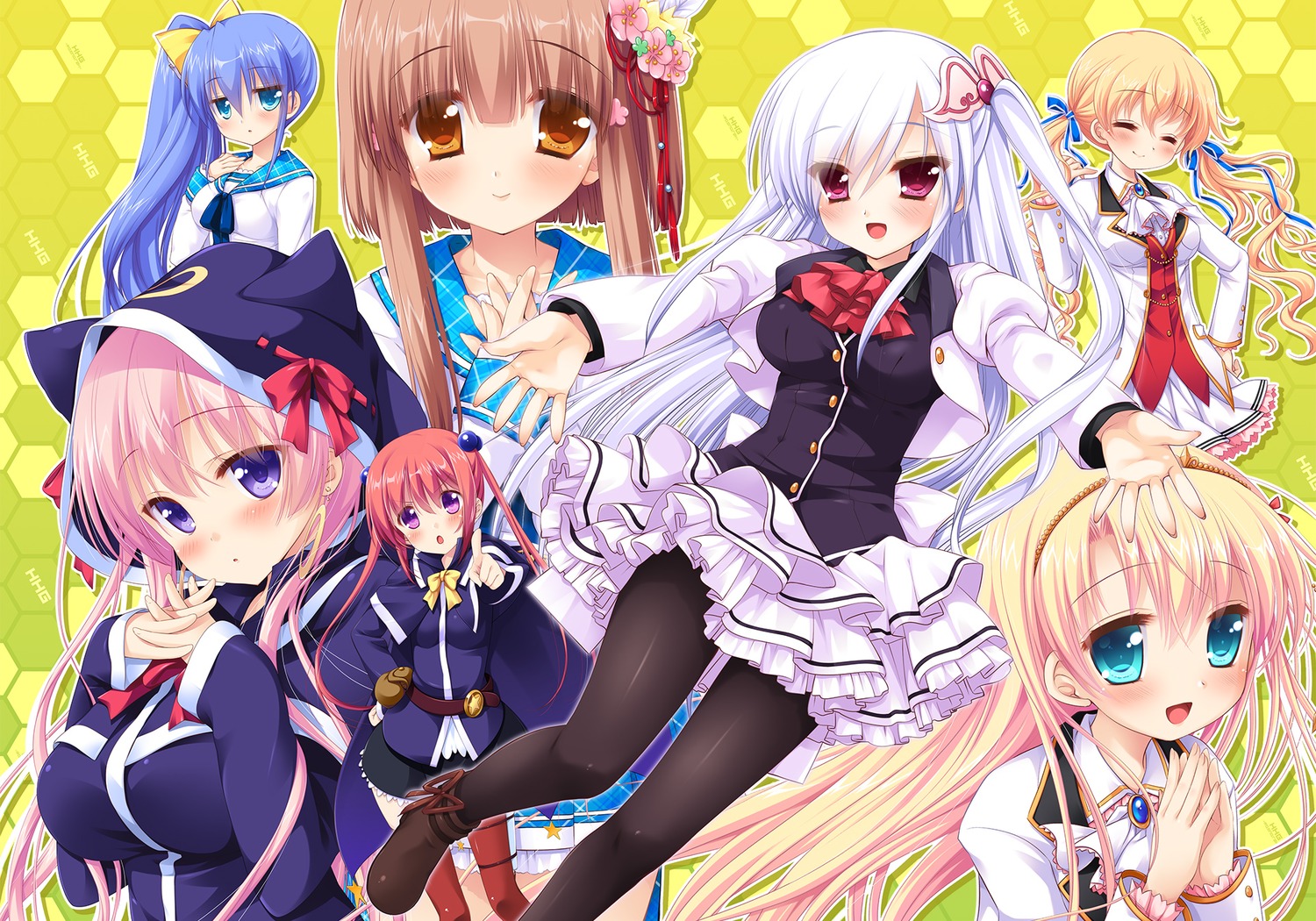 animal_ears, hhg_megami_no_shuuen, hyper_highspeed_genius, miyasu_risa, nanase_meruchi, nekomimi, pantyhose, sakurazawa_izumi