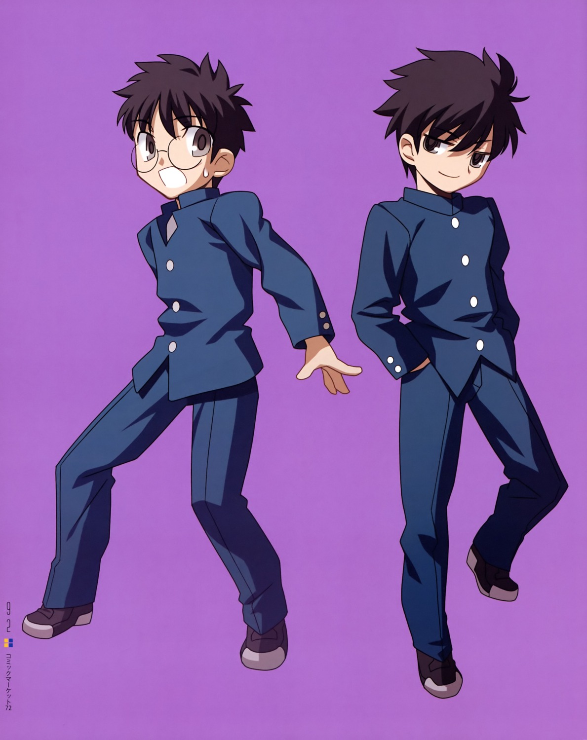 chibi, male, melty_blood, nanaya_shiki, takeuchi_takashi, toono_shiki, tsukihime, type-moon