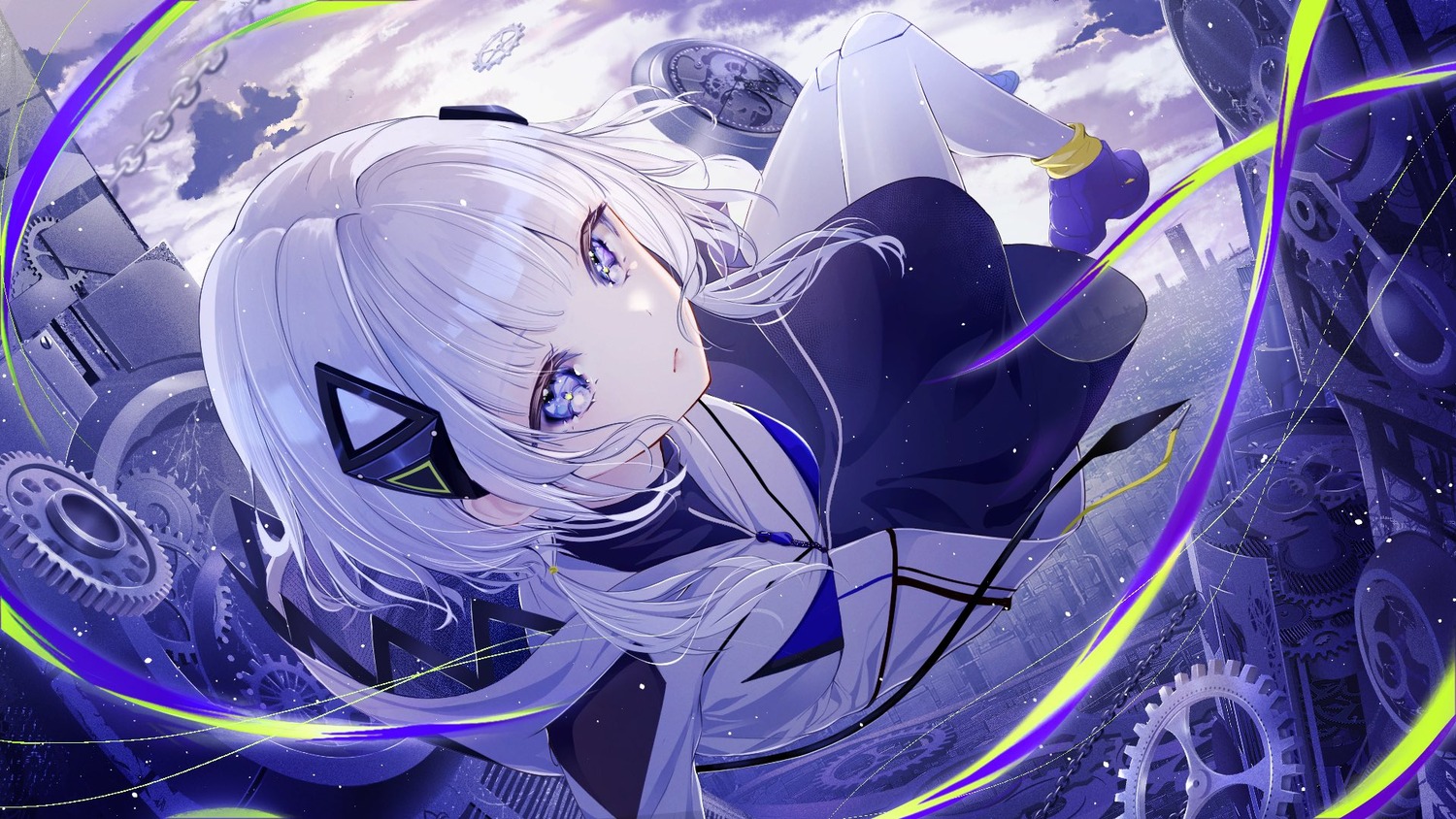 mecha_musume, sanosomeha, wallpaper