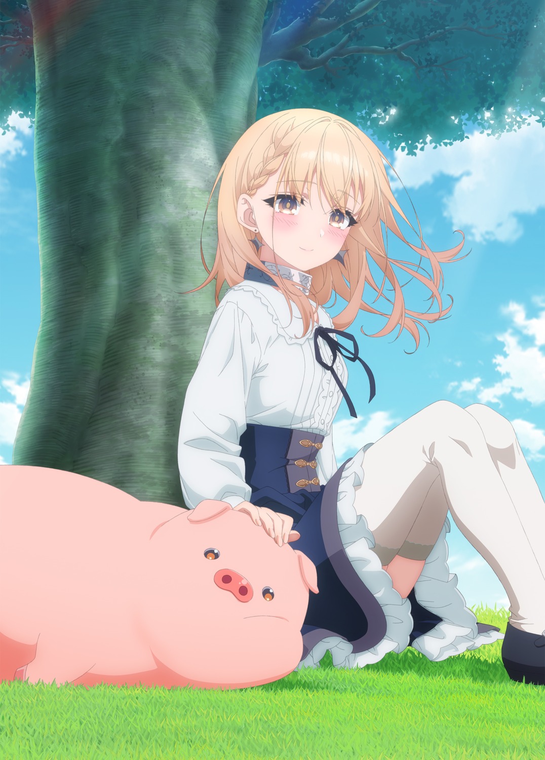 buta_(buta_no_liver_wa_kanetsu_shiro), buta_no_liver_wa_kanetsu_shiro, jess_(buta_no_liver_wa_kanetsu_shiro), skirt_lift, tagme, thighhighs