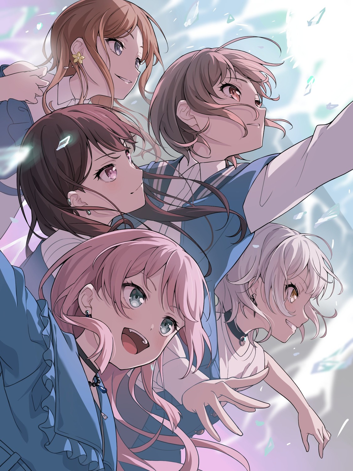 bang_dream!, bang_dream!_it's_mygo!!!!!, chihaya_anon, kaname_raana, nagasaki_soyo, nobusawa_osamu, shiina_taki, takamatsu_tomori, uniform