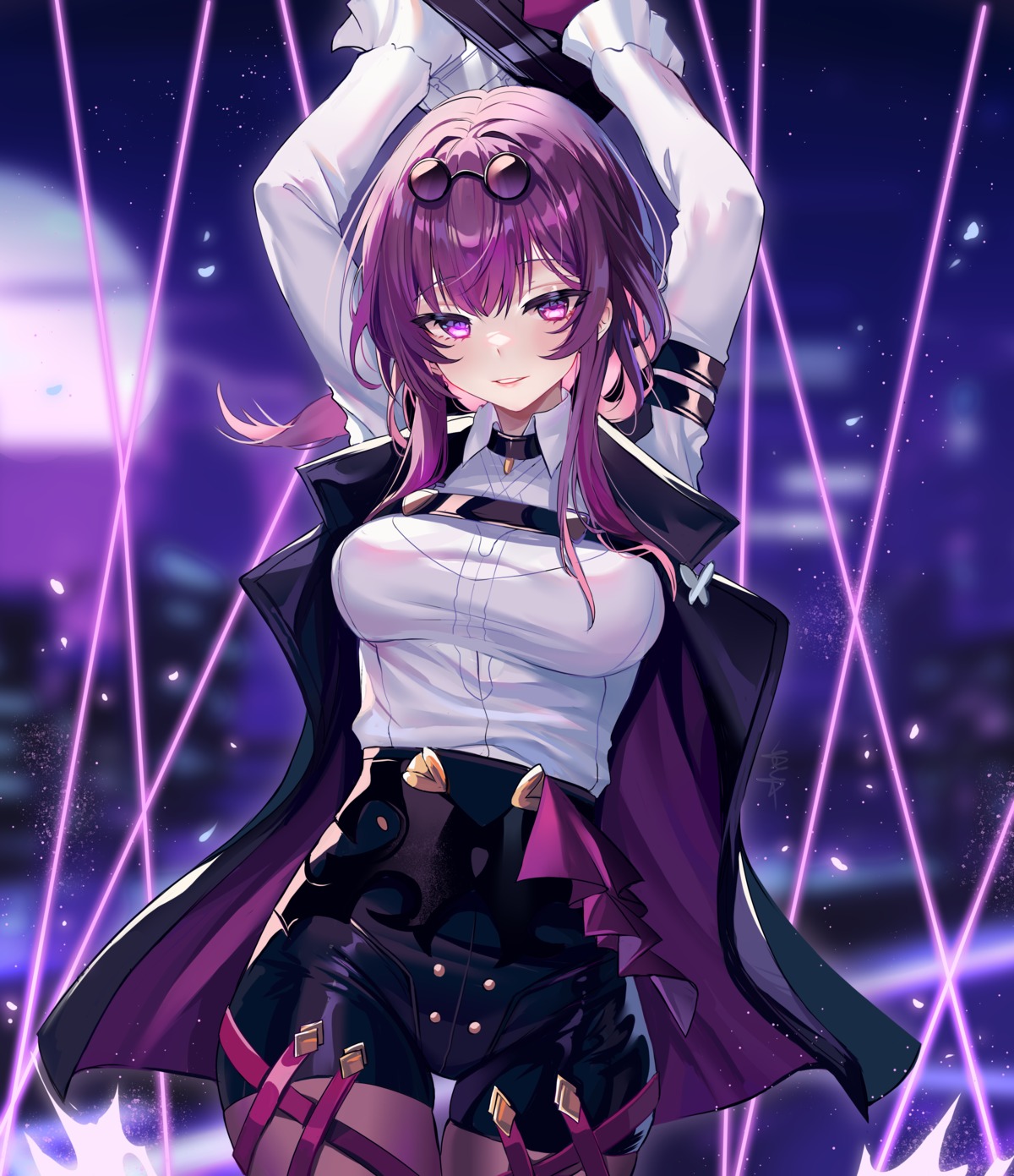 honkai:_star_rail, kafka_(honkai:_star_rail), megane, pantyhose, yaya_chan