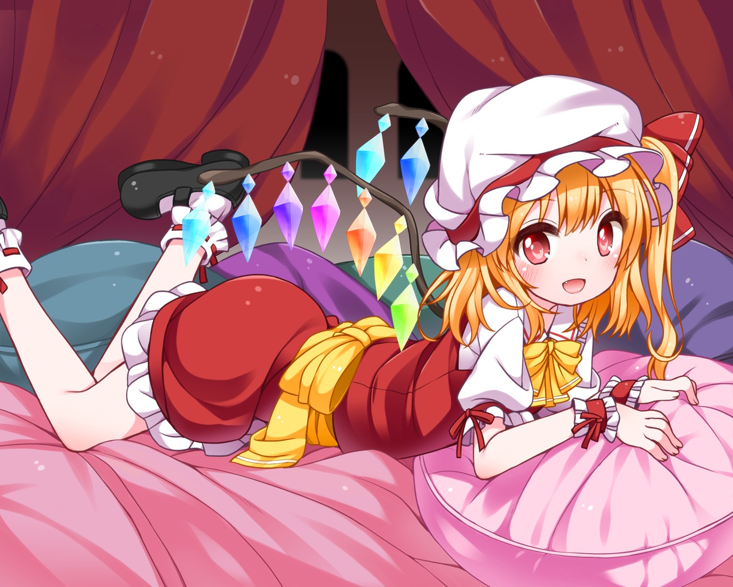 flandre_scarlet, shouji_ayumu, touhou, wings