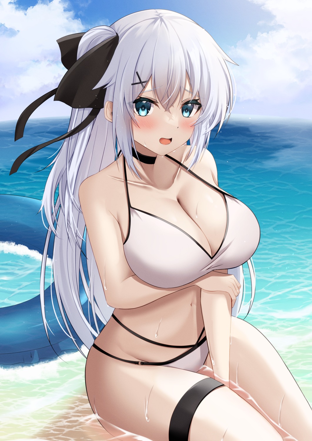 bikini, garter, swimsuits, tyamiy1017, wet