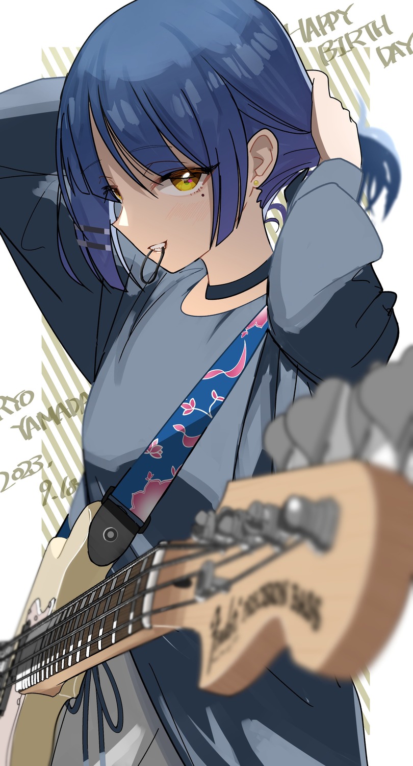 bocchi_the_rock!, guitar, instant_(ioarthus), yamada_ryou