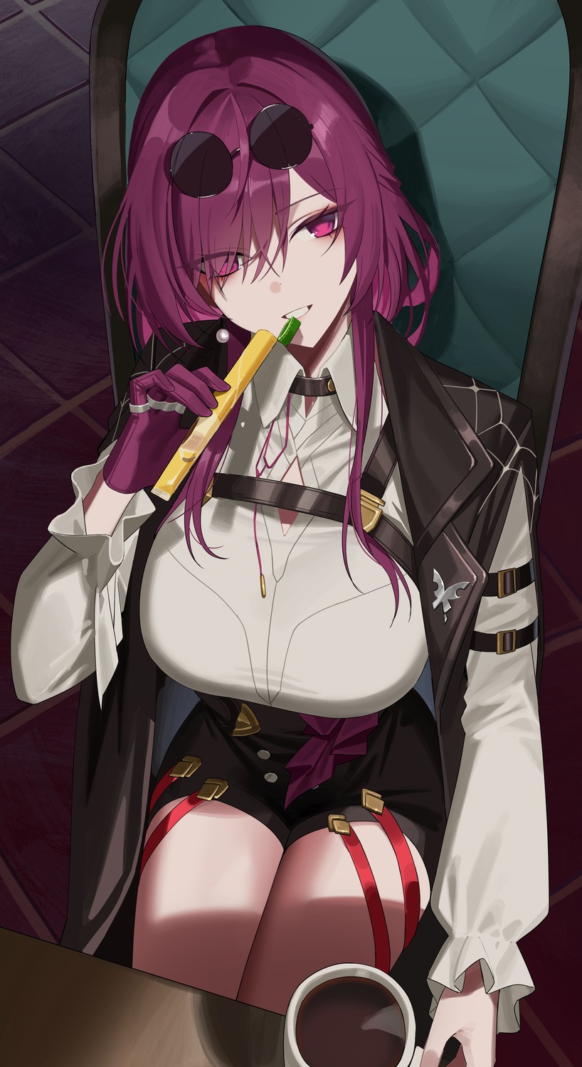 honkai:_star_rail, kafka_(honkai:_star_rail), megane, re-leaf, uniform