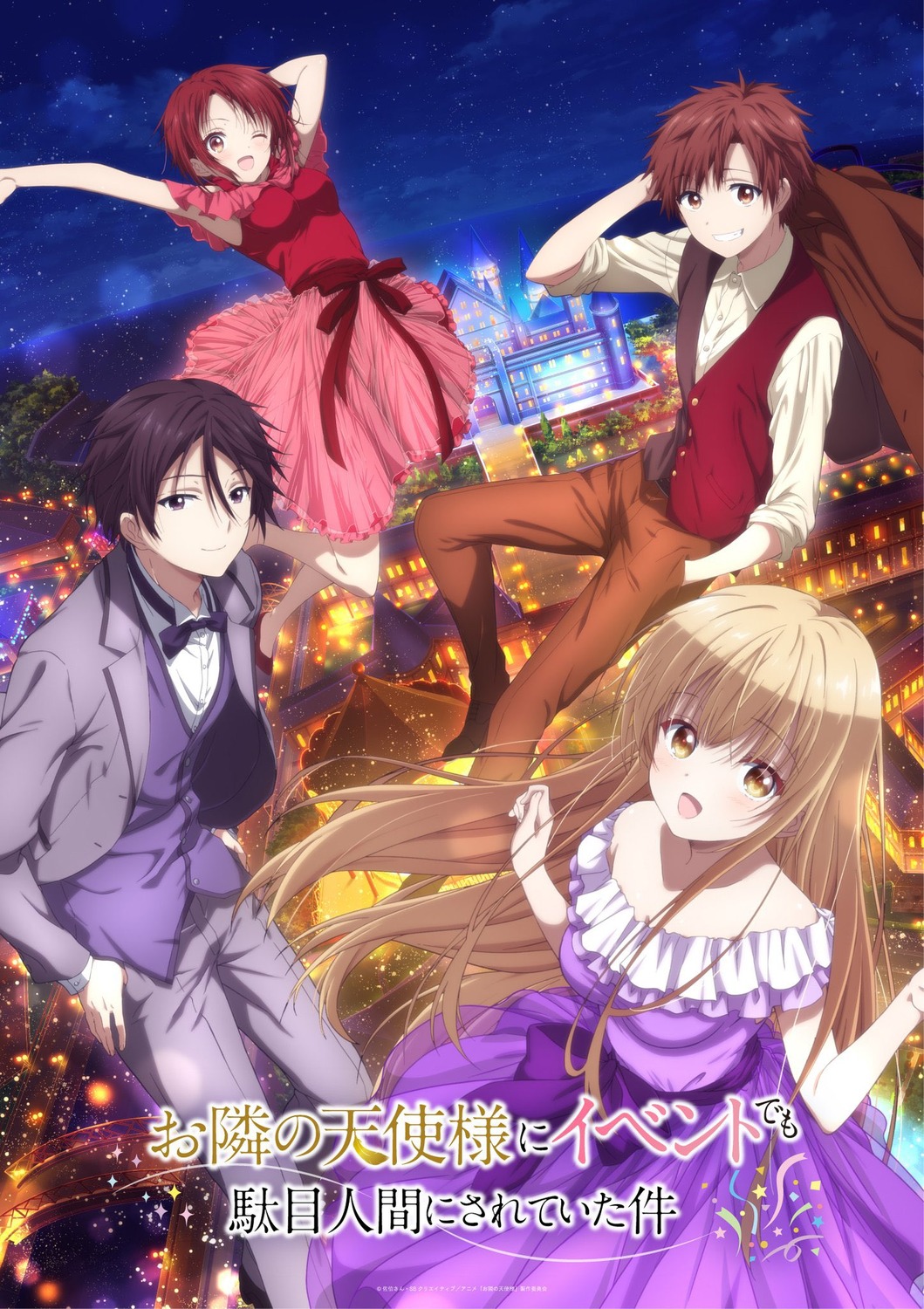 akazawa_itsuki, dress, fujimiya_amane, no_bra, otonari_no_tenshi-sama_ni_itsunomanika_dame_ningen_ni_sareteita_ken, shiina_mahiru, shirakawa_chitose, tagme
