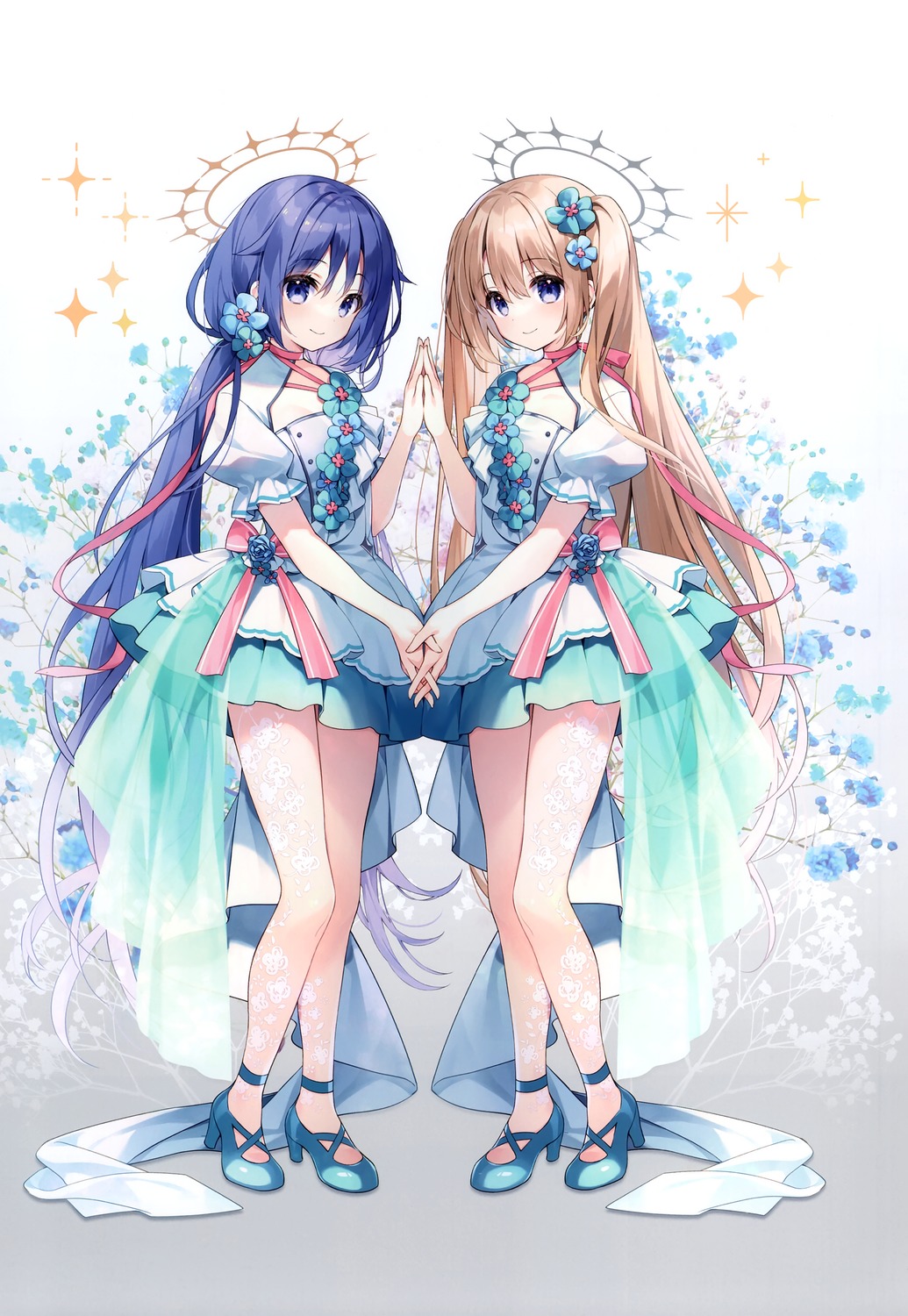 chilly_polka, dress, hakka, halo, heels, kurone, suimya