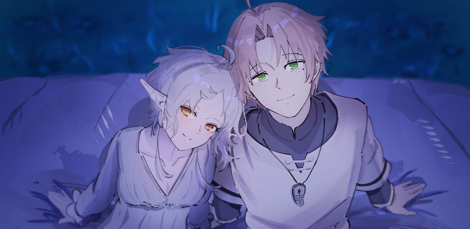 elf, es_limi, mushoku_tensei, pointy_ears, rudeus_greyrat, sylphiette