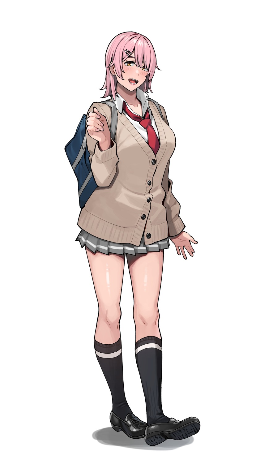 ashizuki, seifuku, sweater
