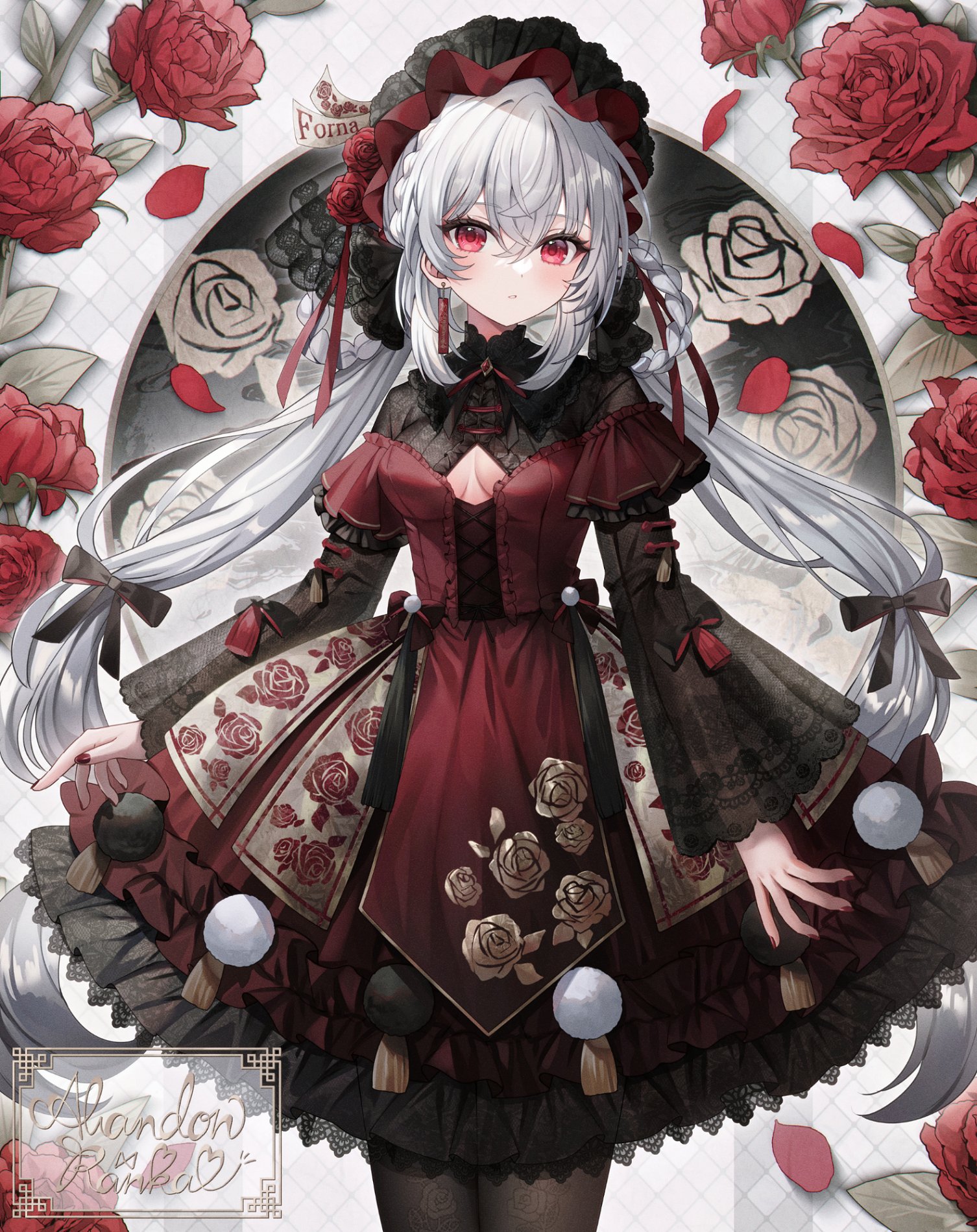 abandon_ranka, dress, gothic_lolita, lolita_fashion, no_bra