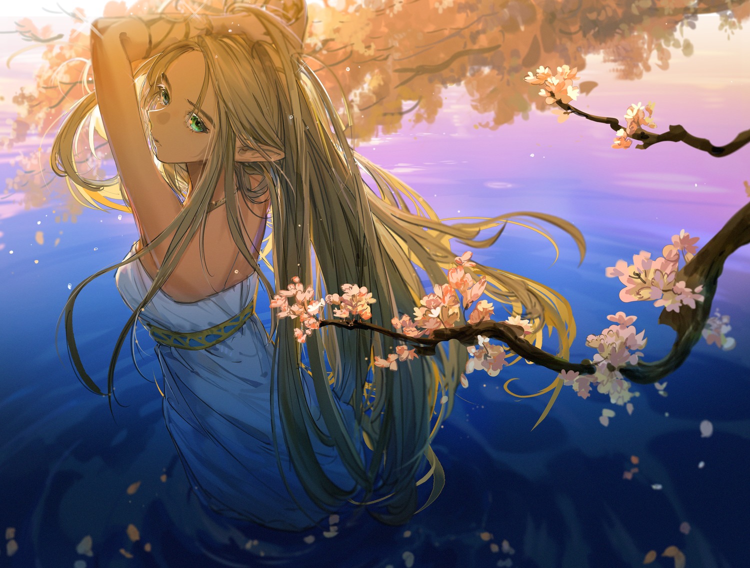 ashorz, dress, no_bra, pointy_ears, princess_zelda, sketch, the_legend_of_zelda, the_legend_of_zelda:_tears_of_the_kingdom