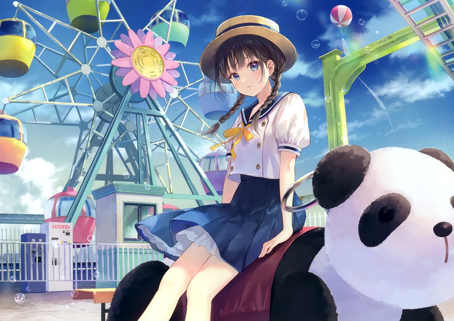 fukahire, ruinon, seifuku, skirt_lift