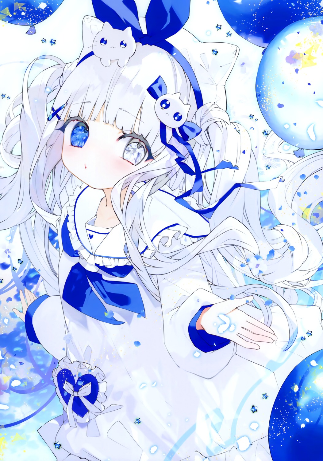 animal_ears, heterochromia, komeko_meko, meroremo, seifuku
