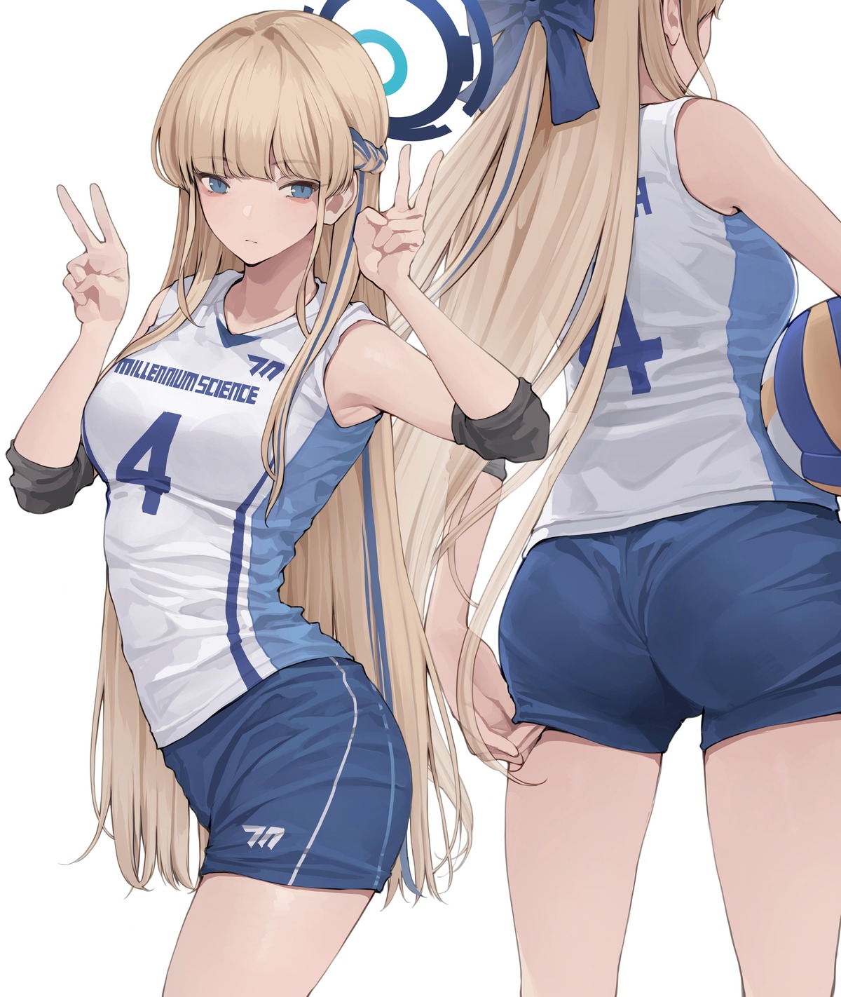 ass, asuma_toki, blue_archive, gym_uniform, halo, koh_(minagi_kou)