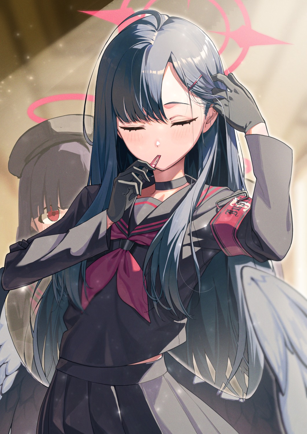 angel, blue_archive, justice_realization_committee_member, kabu_(niniko2ko), nakamasa_ichika, seifuku, wings