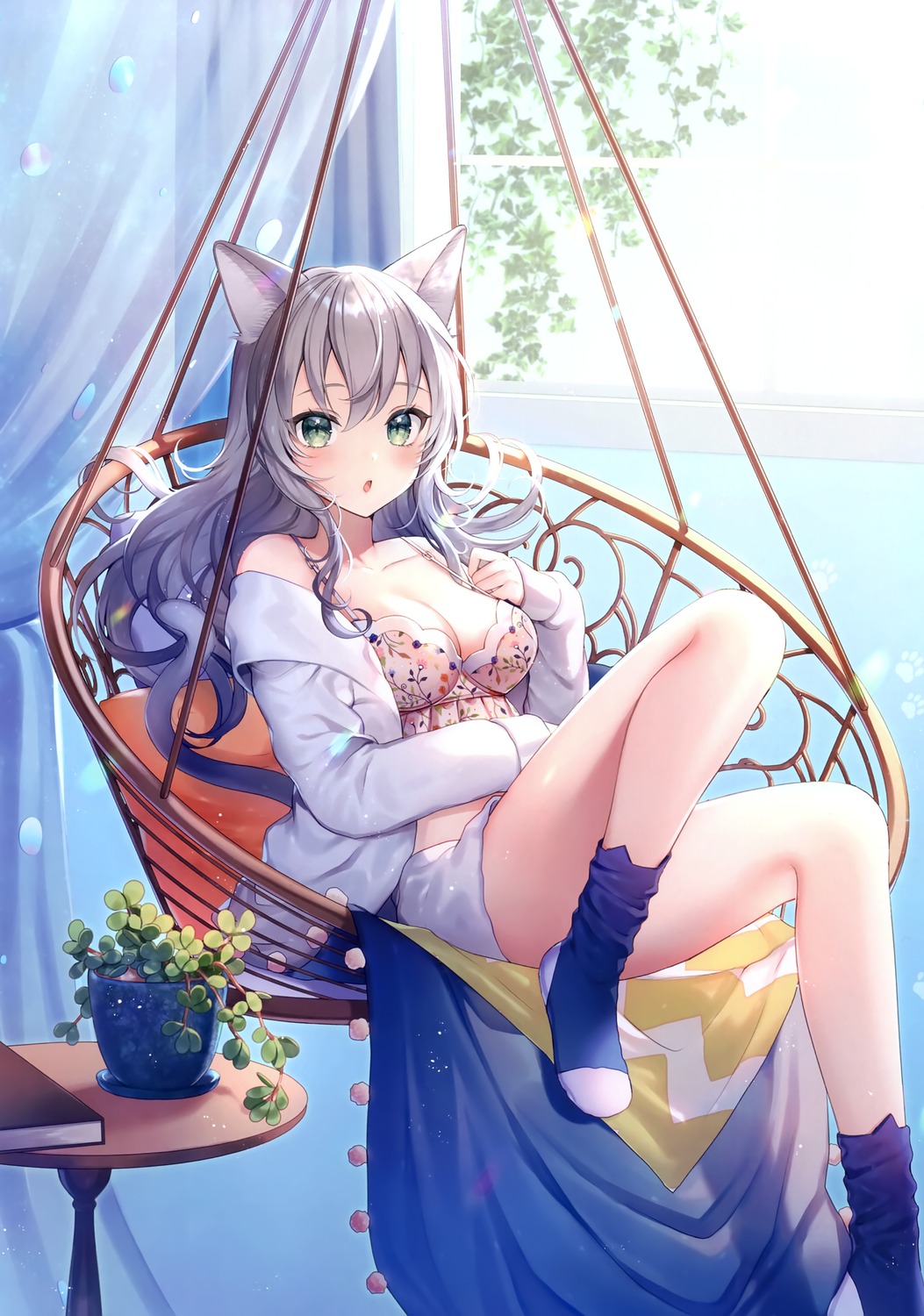 animal_ears, momoshiki_tsubaki, nekomimi, pitsche, tail