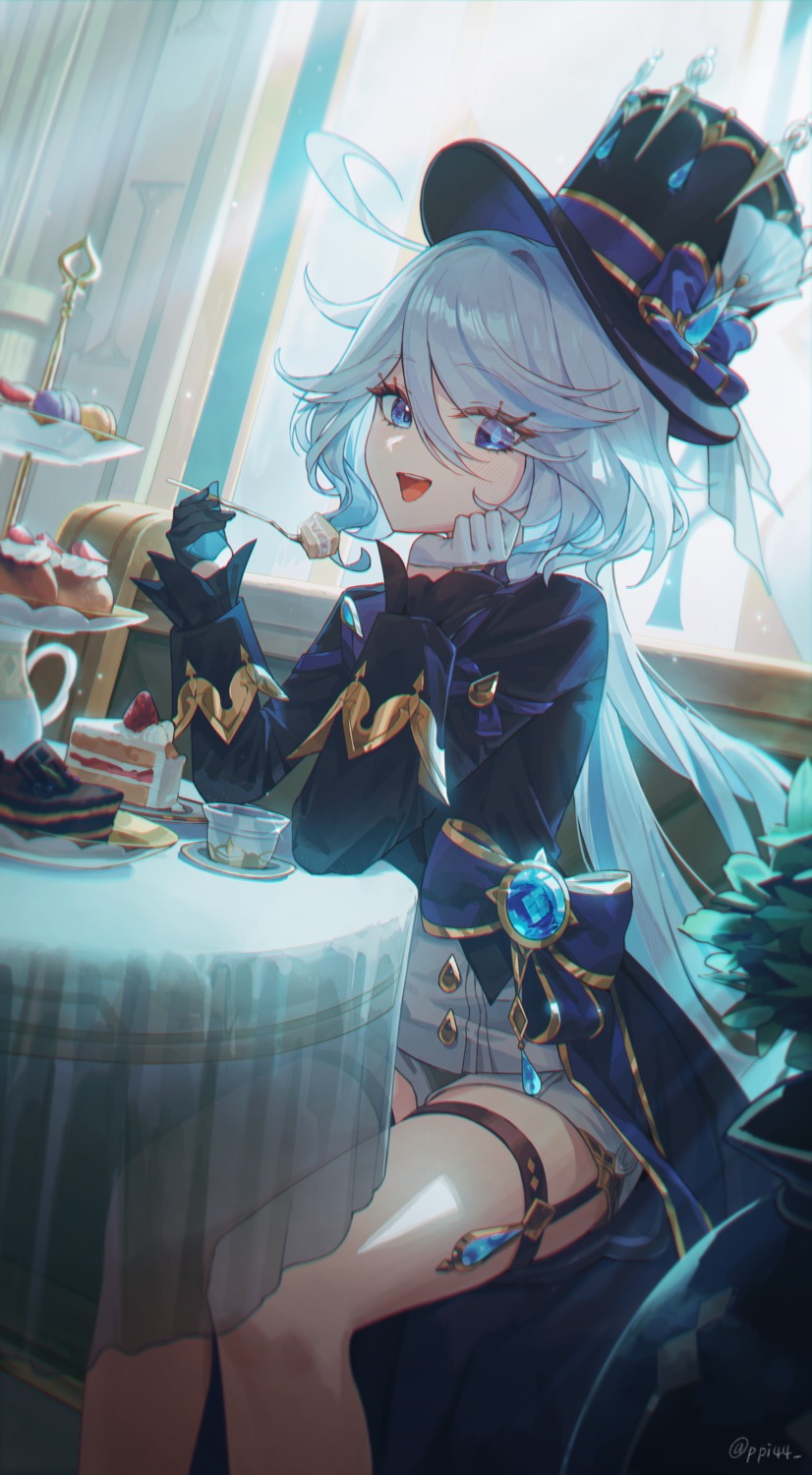 furina, garter, genshin_impact, heterochromia, ppi44