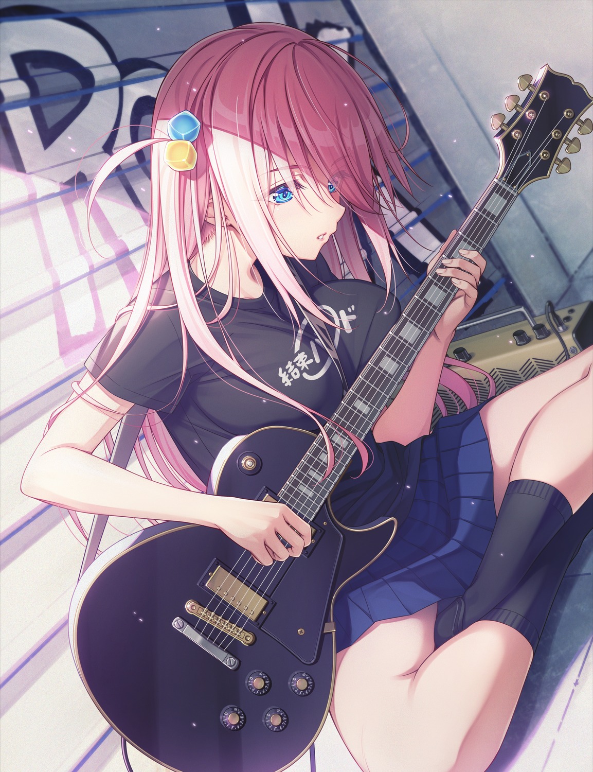 bocchi_the_rock!, gotou_hitori, guitar, ikeda_yasuhiro