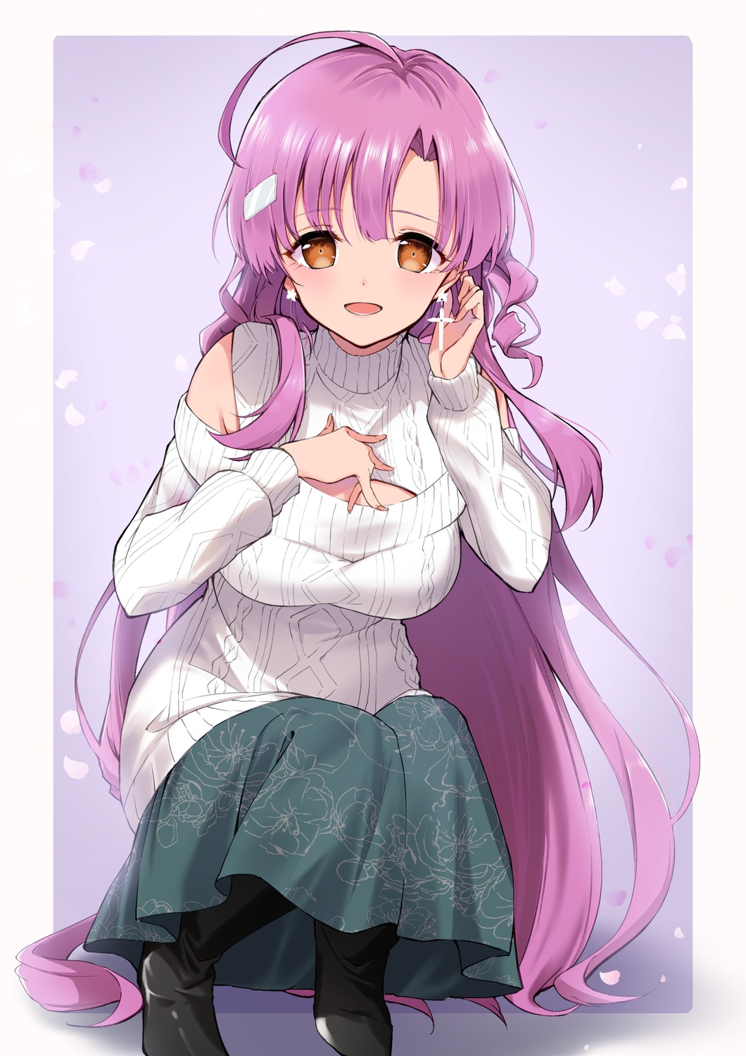 gakkou_gurashi!, kootee-on, sakura_megumi, sweater