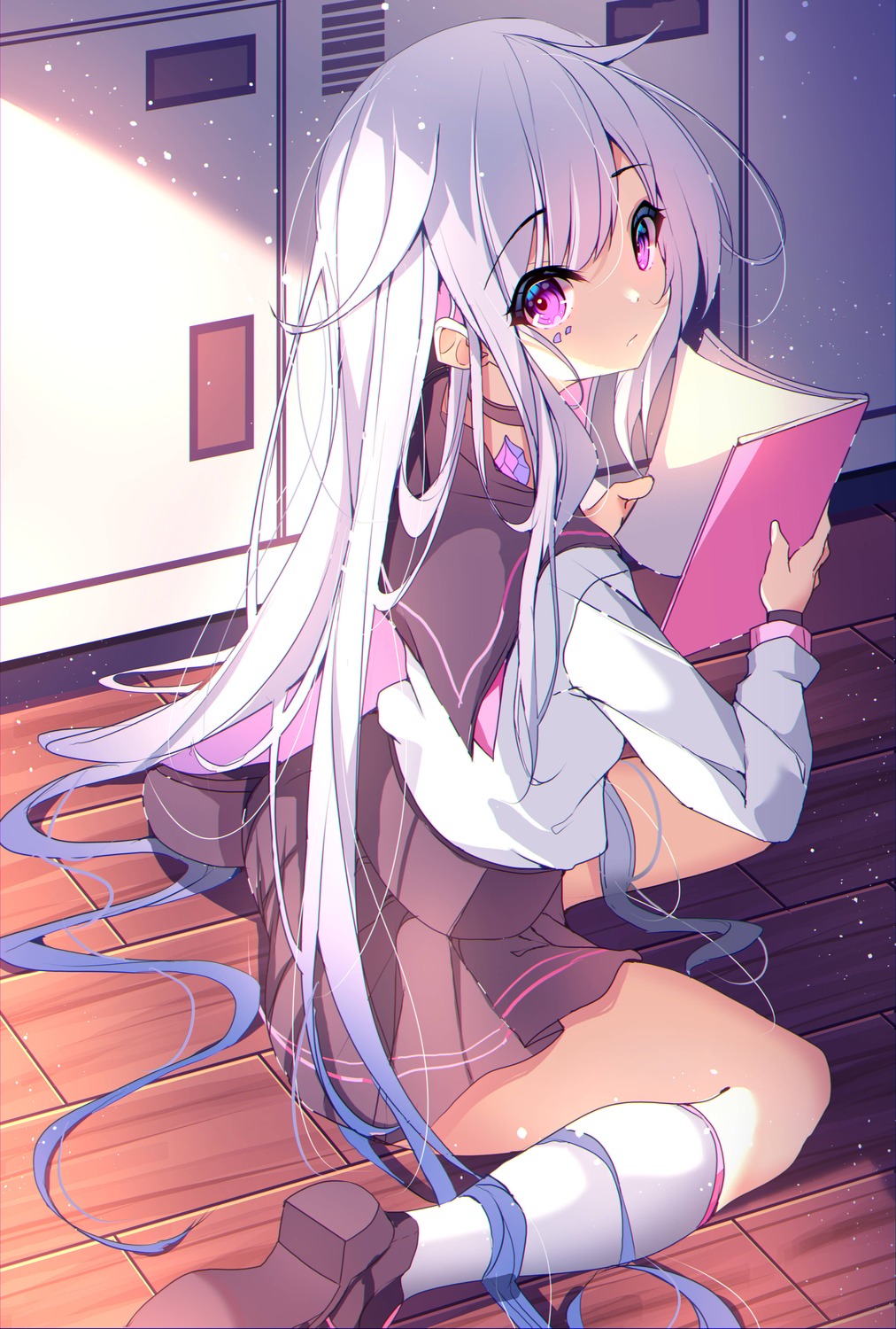 hololive, hololive_english, koseki_bijou, seifuku, the0neulost