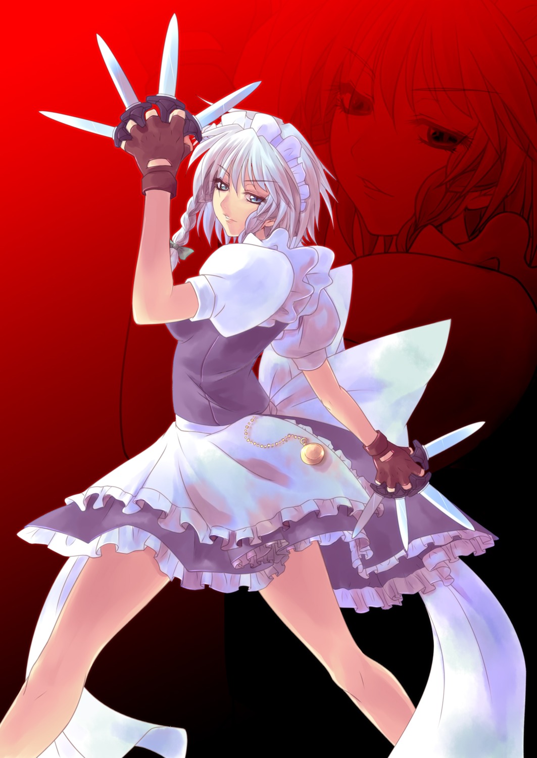 izayoi_sakuya, maid, okota, touhou