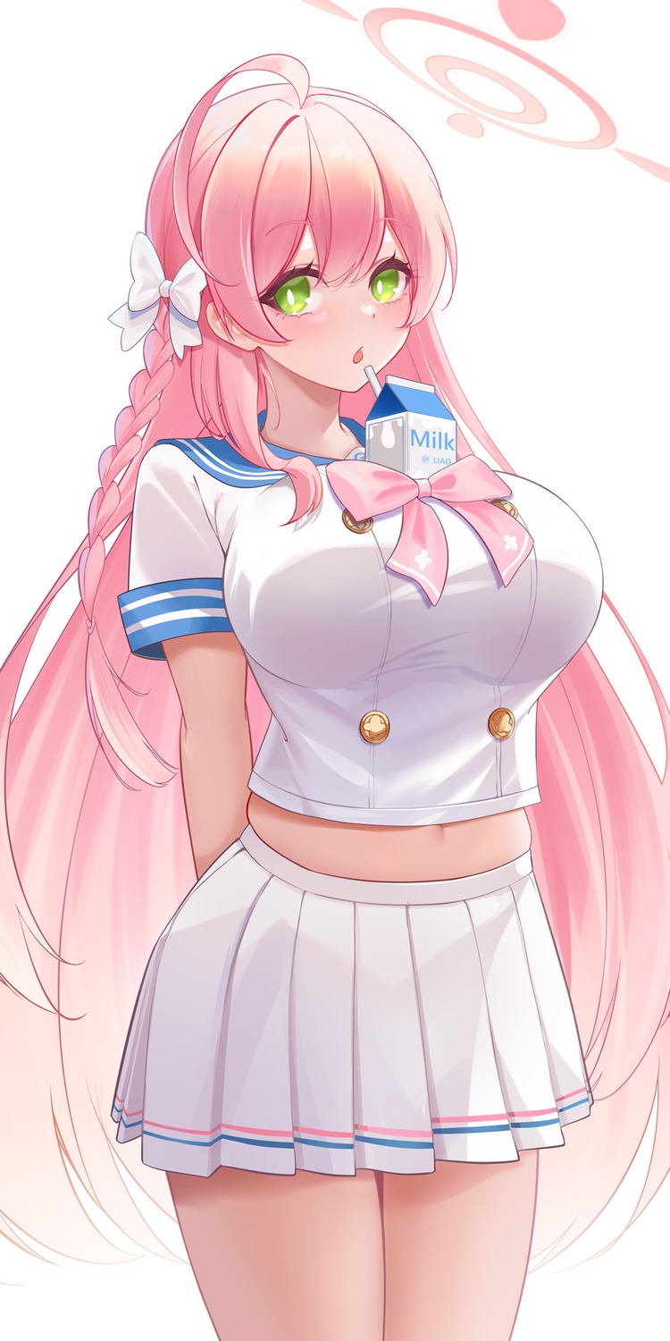 blue_archive, halo, liu_liaoliao, seifuku, urawa_hanako
