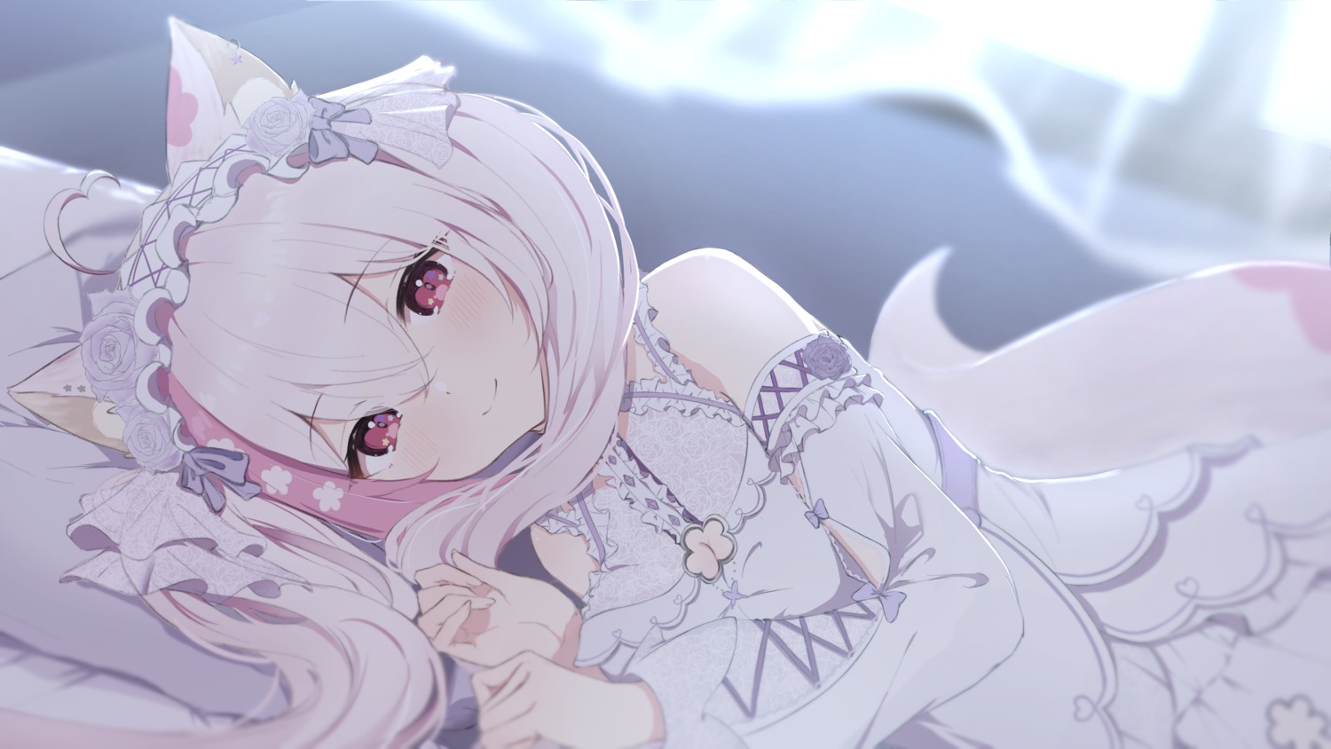 animal_ears, azure_(sor_azr), tail