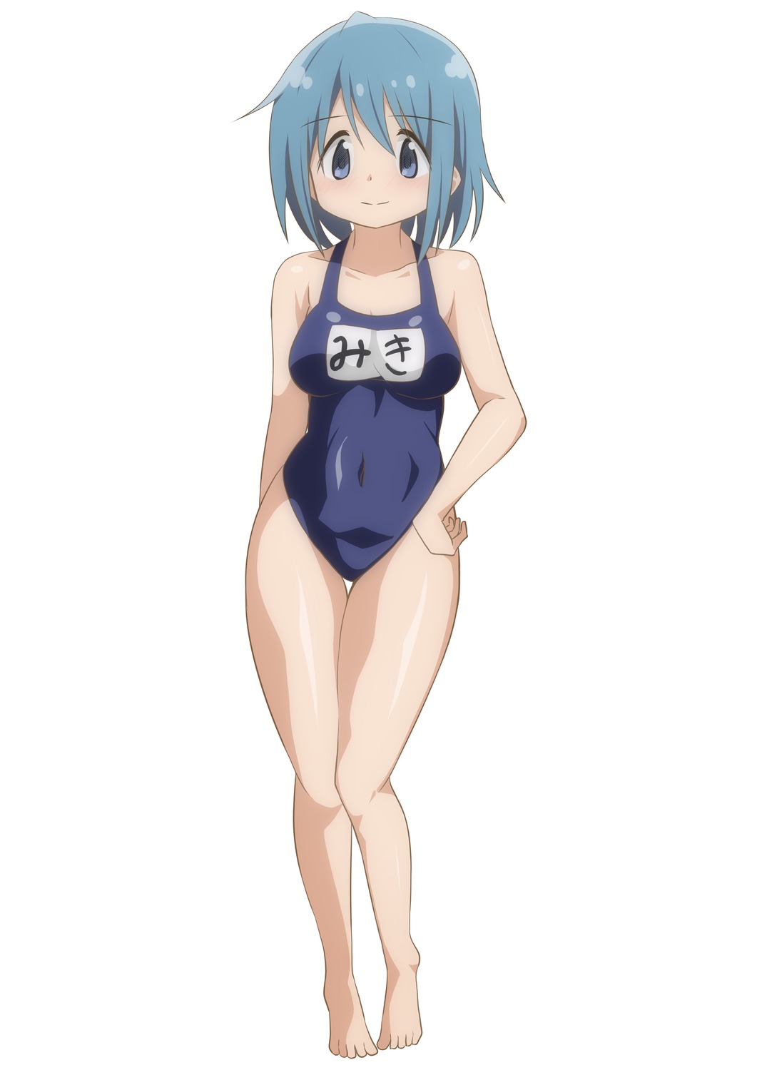 hateri, mahou_shoujo_madoka_magica, miki_sayaka, school_swimsuit, swimsuits