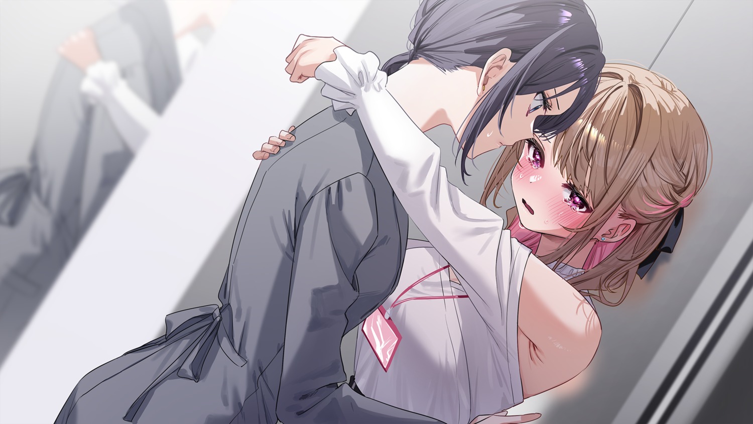 chigusa_minori, game_cg, kiyotsu_chizu, lip_trip, maiguma_rino, sukerasomero, yuri