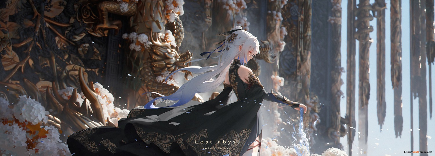 dress, garter, honkai:_star_rail, jingliu, thighhighs, void_0